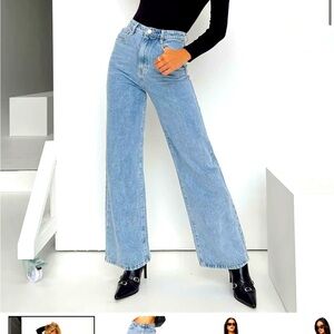 NICOLO JEANS DENIM Non-stretch, unlined 
98% cotton 2% polyester Mid wash